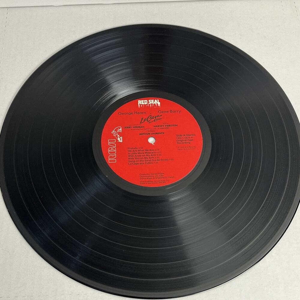 La Cage Aux Folles The Broadway Musical Gatefold LP 1983 RCA Red Seal HBC1-4824 - Picture 5 of 9